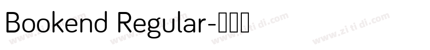Bookend Regular字体转换